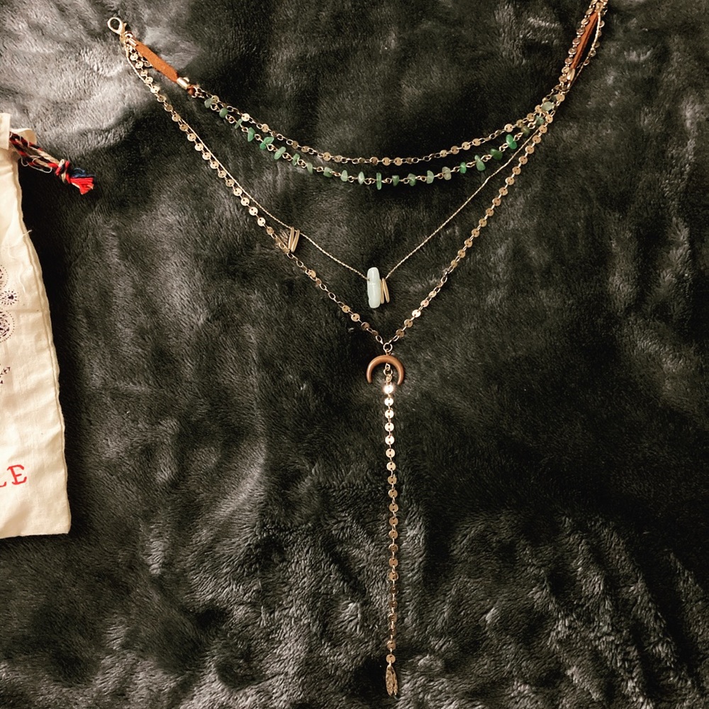 Free People Layered Bohemian Necklace